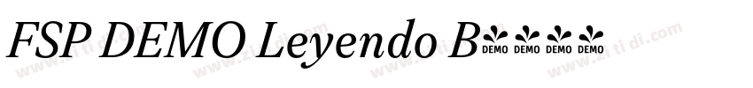 FSP DEMO Leyendo B字体转换 FSP DEMO Leyendo B字体转换
